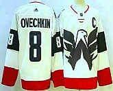 Men's Washington Capitals #8 Alex Ovechkin White 2023 Stadium Series Authentic Jersey,baseball caps,new era cap wholesale,wholesale hats